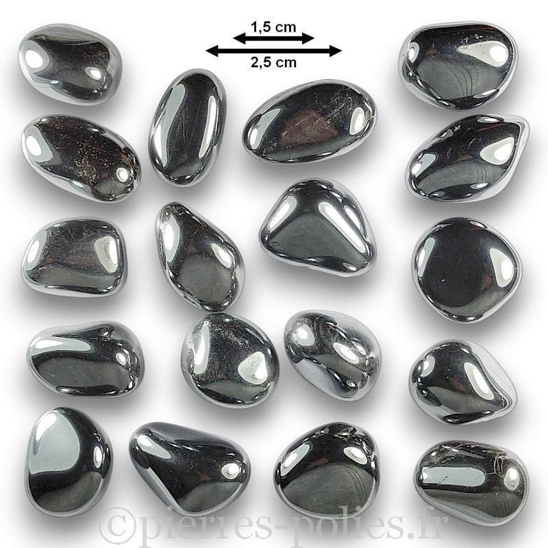 Hématite du Brésil  - Qualité supérieure - Pierre roulée - Volume S (petit)
