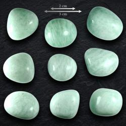 Amazonite d'Inde - Qualité Supérieure - Pierre roulée - Volume M (moyen)