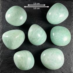 Amazonite d'Inde - Qualité Supérieure - Pierre roulée - Volume L (grand)