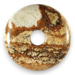 Donut en jaspe paysage d'Afrique du sud - 30 mm