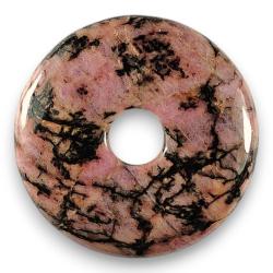 Donut en rhodonite d'Australie - 30 mm